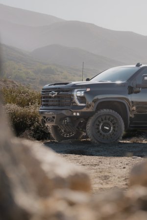 Chevrolet Silverado 2500 Front Bumper - DV8 Offroad - Spec Series - Black - `24-`26